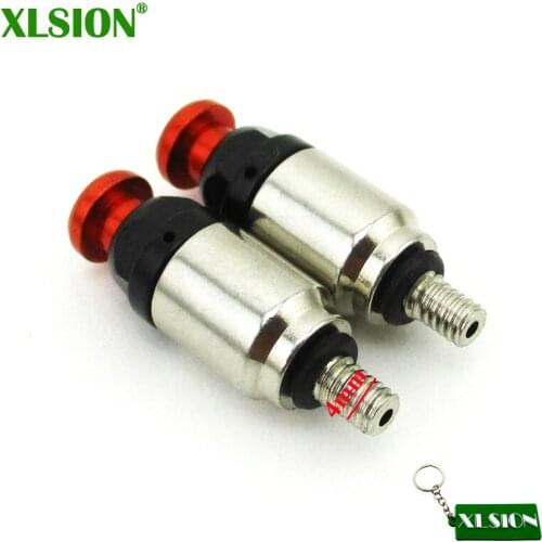 XLSION M4x0.7mm Fork Air Bleeder Valves For SX XC EXC 125 150 200 250 300 350 400 450 43mm 48mm WP Front Forks