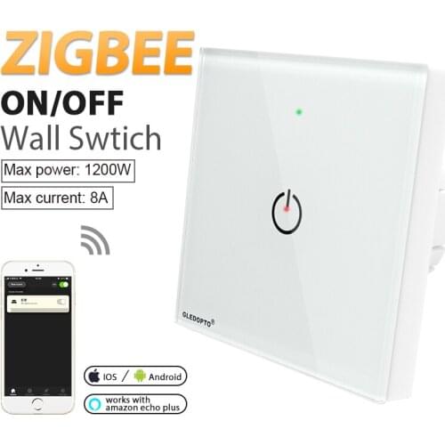 ZigBee 3.0 Smart Light Panel Switch controller Wall Remote Wireless Work with APP phone amazon echo plus gateway AC110-220V