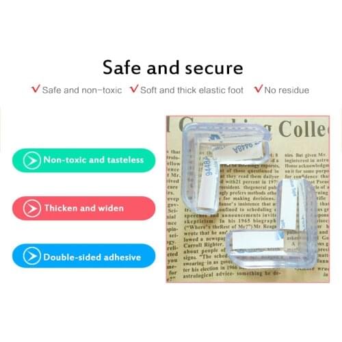 1/4pcs Baby Safety Table Corner Protector Silicone Transparent Cover Edge Corner Guard Home Children Security
