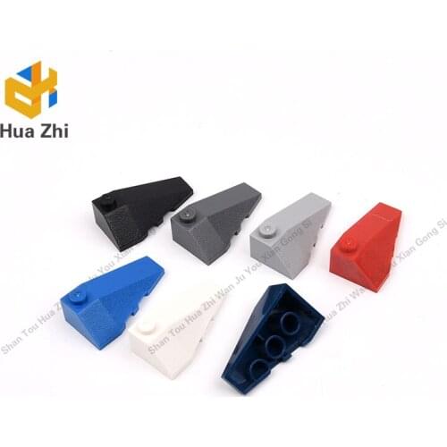 Building Blocks Parts 43711 10PCS Wedge Sloped 4 x 2 Triple Right LEGOING MOCS Education