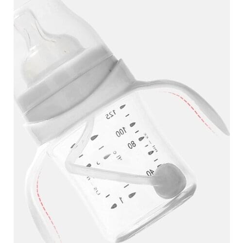 2PCS White PP Heat Resistance Baby Kids Milk Bottle Handle Feeding Bottle Grip for AVENT Wide Caliber Bottles Box Accessories
