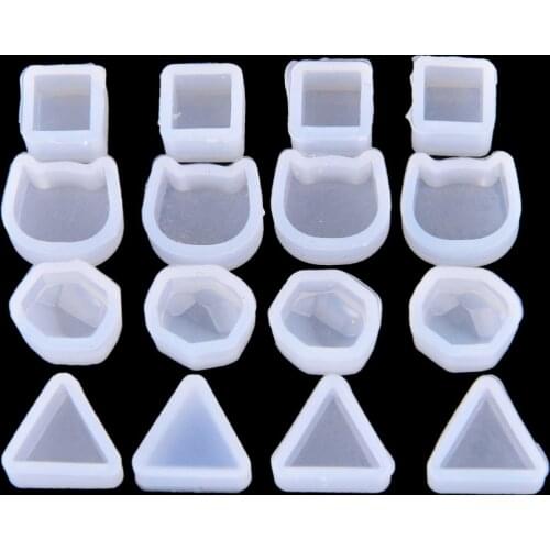 2pcs/set Earrings Multi Shaped Silicone Jewelry Making Tools For Women Pendant Bracelet Resin Expoxy Mold