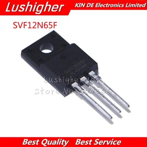 5pcs SVF12N65F TO220F SVF12N65 12N65 12A 650V TO-220F