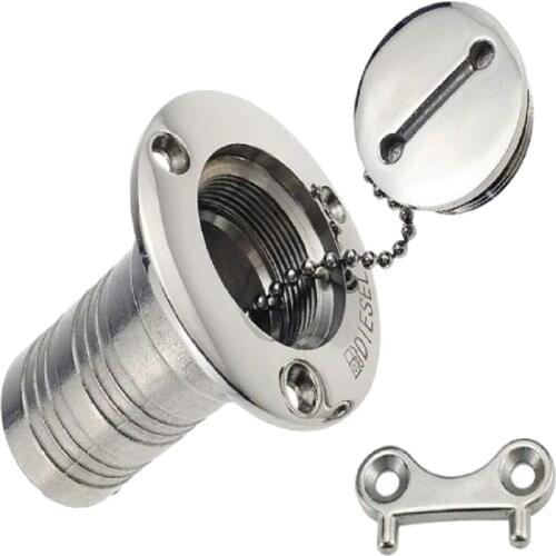 50mm Marine Boat Diesel Tank Deck Fill Filler with Key 316 Stainless Steel