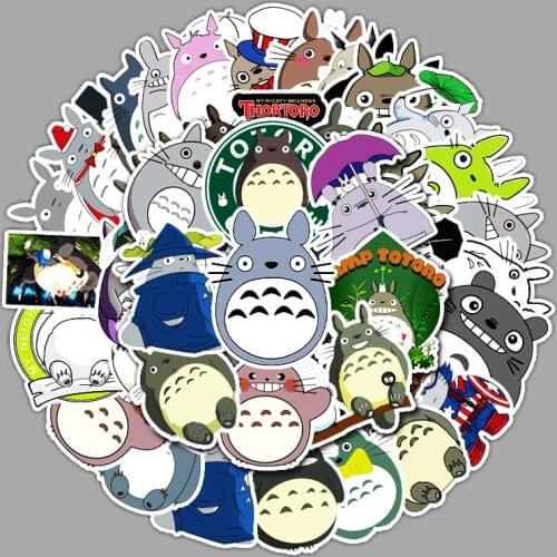 50pcs Cute Animal Cartoon Anime Graffiti Stickers Suitcase Laptop Car Waterproof Decoration Stickers Toy