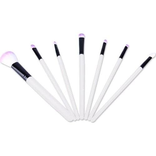 7pcs Professional Aluminum Pen Cosmetic Makeup Tool Blush Brush