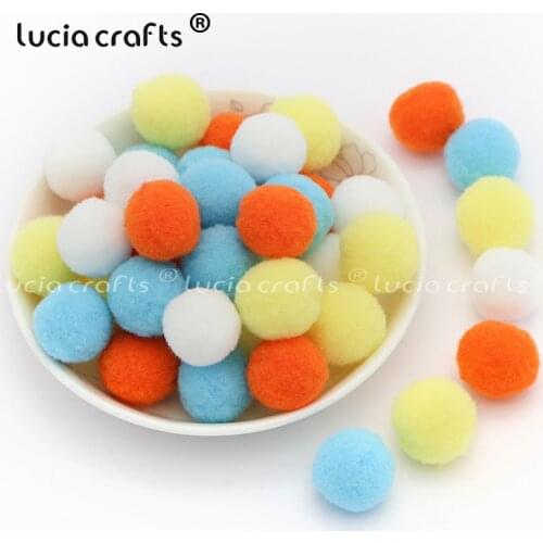 8mm/10mm/15mm/20mm/25mm/30mm Multicolor Pompom Pom Poms Balls DIY Kids Toys Wedding Decor Sewing Supplies Plush Crafts K0403