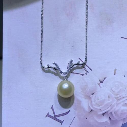 925 Sterling Silver Necklace Set Findings Jewelry Base Settings Mountings Parts for Akoya Edison Pearls, Coral, Jade