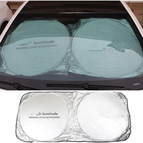 Car Styling Car Front Sunshade Car Logo Windshield Visor Cover Accessories For Chevrolet Chevy Cruze 3 Sedan Captiva Lacetti