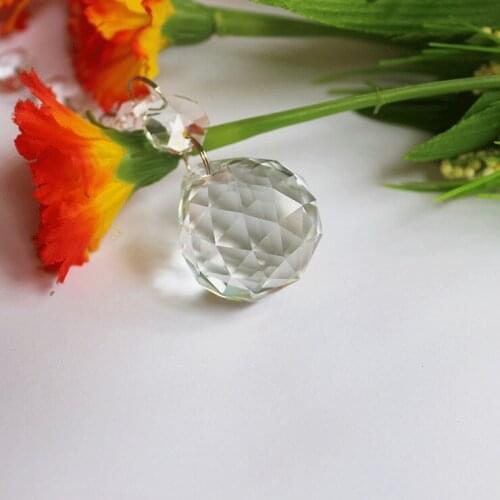 Free shipping 10pcs/lot 40mm Crystal lighting accessories Partition door curtain material crystal ball diy crystal beads pendant