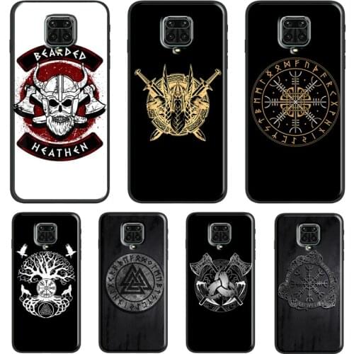 Viking Symbol Odin Vegvisir For Xiaomi Redmi 9 9A 9C 9T K40 Funda For Redmi Note 10 Pro 8T 9S Note 9 8 7 Pro Soft Case