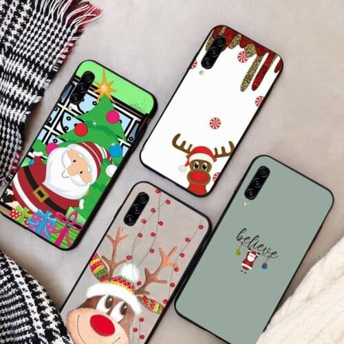 Christmas gifts elk snow Phone Case For Samsung Galaxy M10 20 30 A 40 50 70 71 6S A2 A6 A9 2018 J7 CORE PLUS STAR S10 5G C8