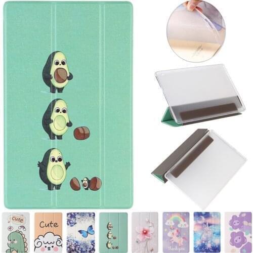 Cute Avocado Unicorn Case for Samsung Galaxy Tab A 10.1 SM T510 T515 Tablet Cover Soft TPU Back for Samsung Tab A 10 1 2019 Case