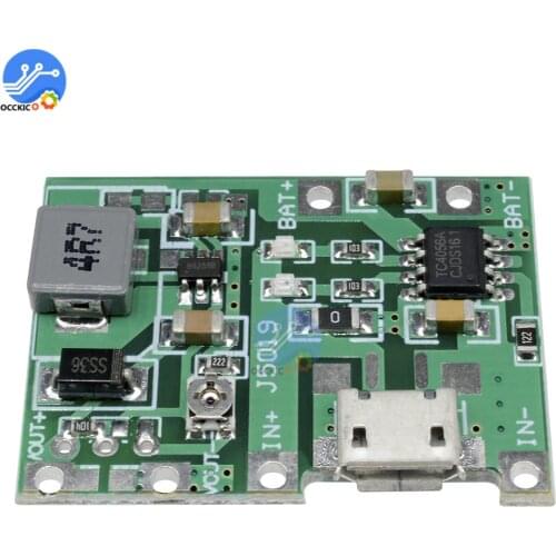 DC-DC 3.7V 4.2V 18650 Lithium Battery Charger Board Step Up Boost Module Power Bank USB Charge Discharge Accessory