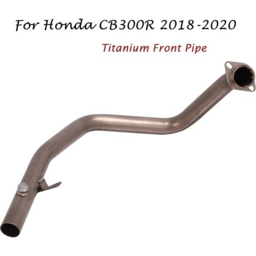 For Honda CB300R 2018 2019 2020 Titanium Motorcycle Exhaust Front Header Link Pipe Slip on Stock Muffler