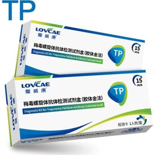 Home Test Syphilis (TP) Antibody Screen Blood Tests Kits Syphilis Test Paper Rapid Detection Privacy Delivery ( 99.9% Accurate)