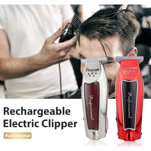 Electric Hair Trimmer Barbershop Men Electric Clipper Salon Hairdresser Hair Cutting Machine Rechargeable Cordless Hair Clipper