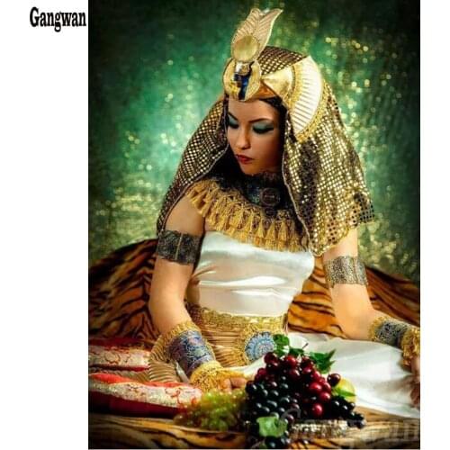 Diamond Painting Egypt woman,wall Picture Art Decor Cross-Stitch Mosaic diamant embroidery sale queen portrait 2019 New hot gift
