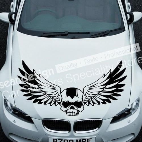Cool! Totem Skull TT030 B Auto Car Decal Sticker PVC(black,white,red,Gray colour)