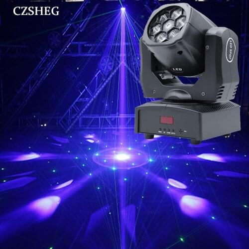 Laser light led twisting beams 6x15w CREE led bees eyes 6x15w led beam moving head light led bees eyes