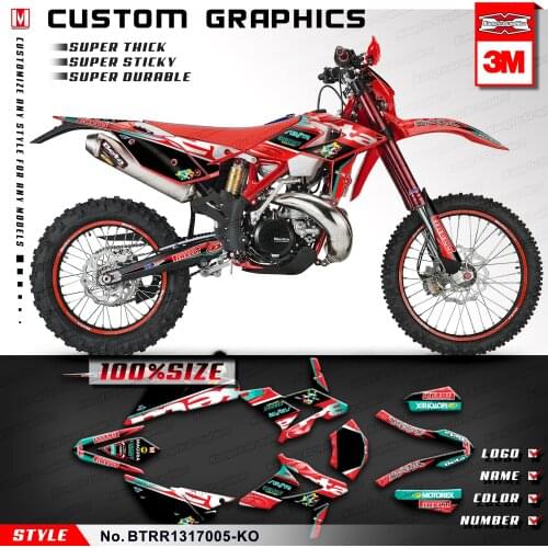 KUNGFU GRAPHICS Vinyl Wrap Kit Vinyl Decals for Beta 250 300 350 390 430 480 RR 250RR 300RR 350RR 390RR 2013 2014 2015 2016 2017