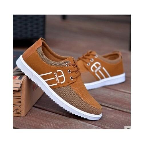 2016Hot new Spring summer men canvas shoes trend lace up Casual shoes Fashion breathable men shoes 36-44