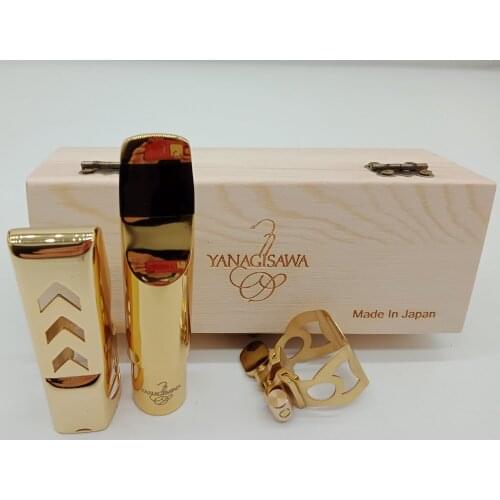 New De Xin Tenor Soprano Alto Saxophone Metal Mouthpiece Professional Advanced Sax Mouthpiece Accessories Gold Plating