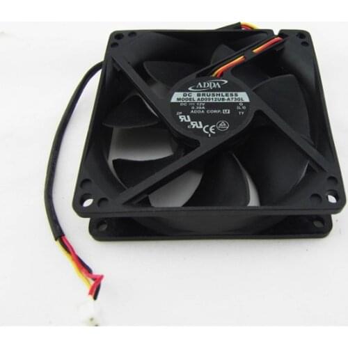 New original ADDA instrument cooling fan AD0912UB-A73GL Server 9225 DC 12V cooler fan