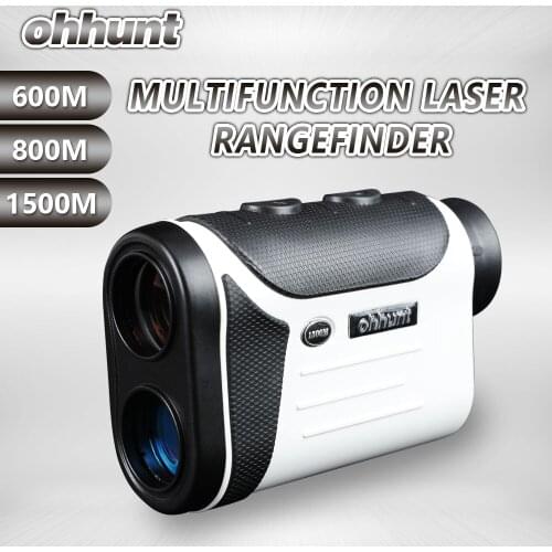 Ohhunt Multifunction Laser Rangefinders 8X 600M 800M 1500M Hunting Golf Monocular Range Finder Distance Meter Outdoor Measuring
