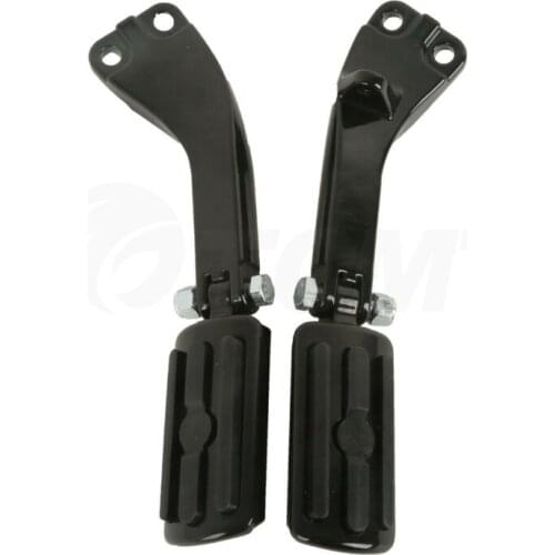 Motorcycle Rear Passenger Foot Pegs Mount Support Bracket For Harley Dyna Low Rider Fat Bob FXDB FXDF 2006-2017