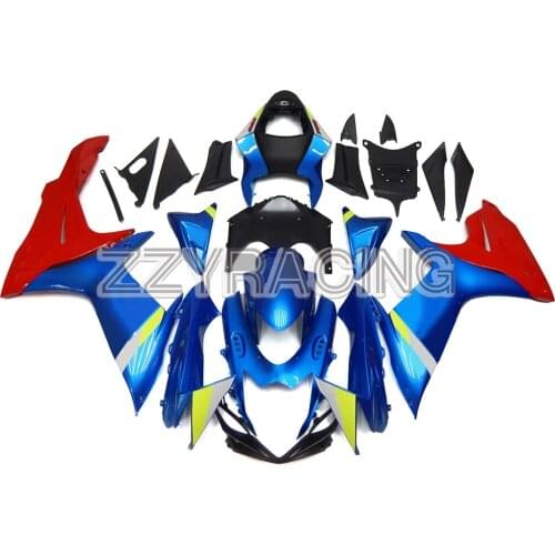 Full Motorcycle Fairings Kit for Suzuki GSXR600 GSXR750 K11 2011 2012 2013 2014 2015 2016 ABS Plastic Body Work Metallic Blue