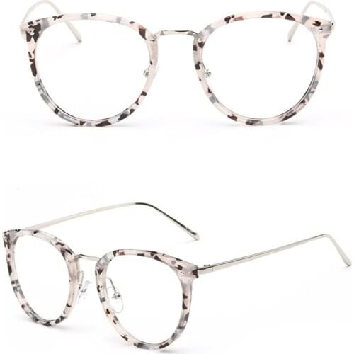 Clear Lens Cat Eye Glasses Frame Womens Fashion Oversized Spectacle Frames Transparent Optical Eyeglasses Clear Eyeglass