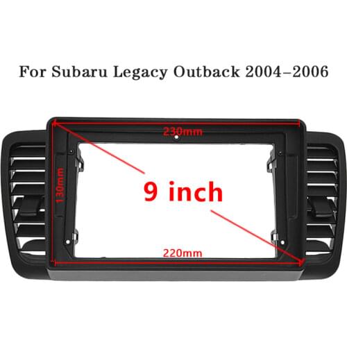 ABS Plastic Trim Fascia Frame For Subaru Legacy Outback 2004-2006 Refit Car Android Radio Navigation DVD Mounting Dashboard