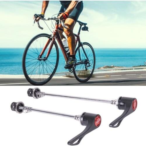 1Pair Quick Release Skewers ZTTO Wear-resistant Bike Rotary Locking Quick Release Hub Axle Skewer for Road Bicycle