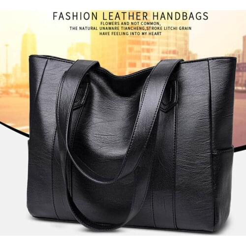 Bags For Women Fashion Women Leather Splice Handbag Shoulder Bag Crossbody Bag Tote Bag