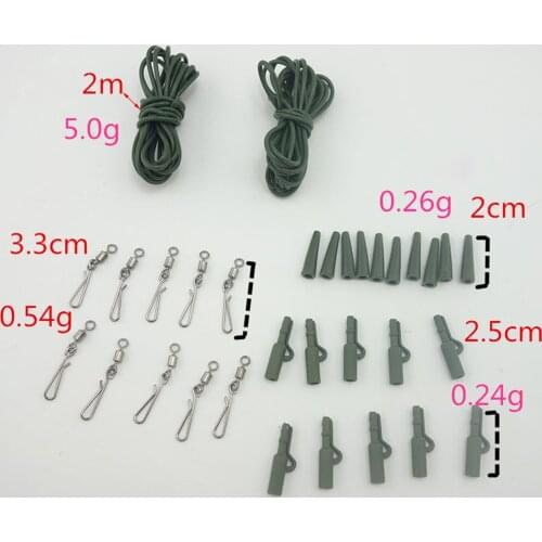All in One Carp Fishing Tackles Assorted Sizes Rolling Swivels Equipment