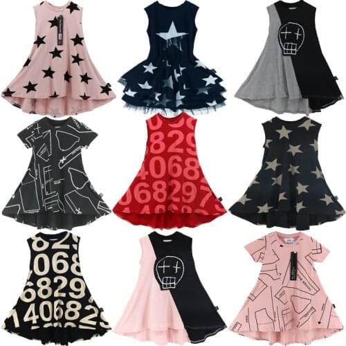 2020 New Girls Dresses Brand Summer Casual Kids Clothes 100% Cotton Children Costume Party Princess Dress