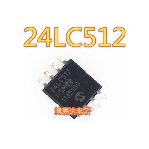 24LC512T-I/SN 24LC512-I/SN SOP8