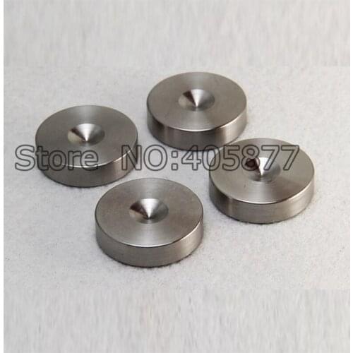 High Performance 4 Pair Stainless steel shock spikes bookshelf speaker box decoder shock pre-amp tube amp machine feet