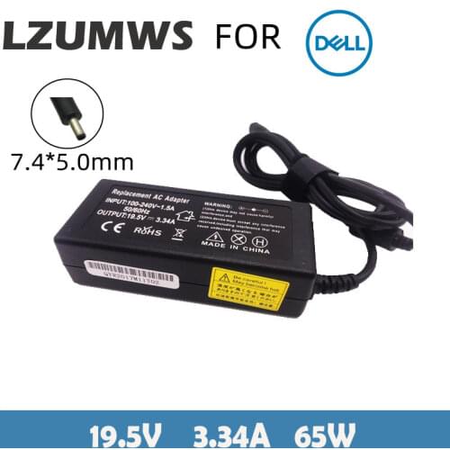 19.5V 3.34A 65W 7.4*5.0mm AC Laptop Charger Power Adapter For Latitude 2120,2100,2110,D430 D400 D410 For Dell Laptop