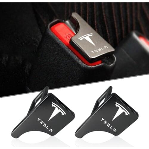 Car seat belts buckled for tesla model 3 model X model s model Y Car sticker Car Accessories