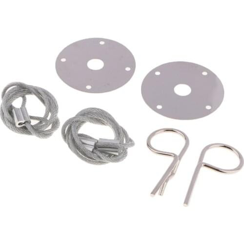 Car Engine Hood Locks Pin Style Hood Latch Pin Bonnet Lock Set