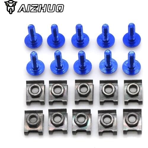 Motorcycle Fairing Bolts Screw Body Clip Screws Nuts For Yamaha DT125RR DT125R XS400 C/E XS250SE XS 400 XS400SE TDR250