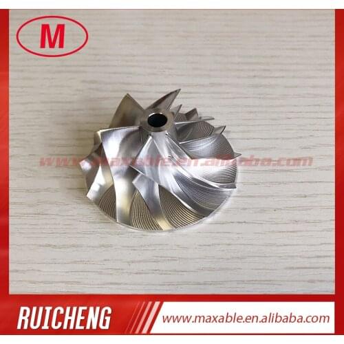 CT20 17291-54060 38.69/57.00mm 6+6 blades high performance turbocharger milling/aluminum 2618/billet compressor wheel