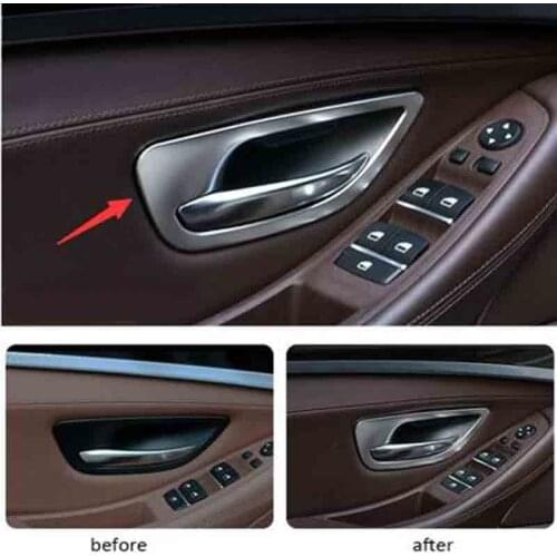 Inside the car sector shake handshandle decorative light box For BMW F10 520i 525i 528i 2011 2012 2013 2014 2015