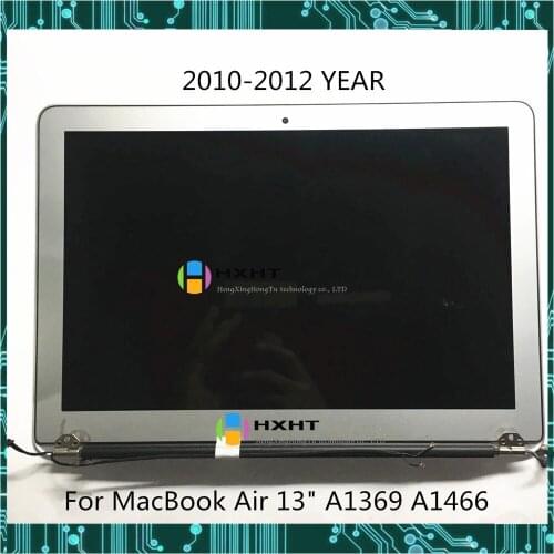 For MacBook Air 13" A1369 A1466 LCD Screen Assembly MC503 MC965 MD508 MD231 661-5732 661-6056 661-6630 2010 2011 2012 Year