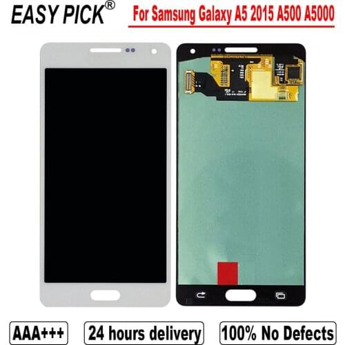 For Samsung Galaxy A5 2015 A500 A5000 A500H A500F A500Y A500K A500L A500FM A500FD LCD Display Touch Screen Digitizer Assembly