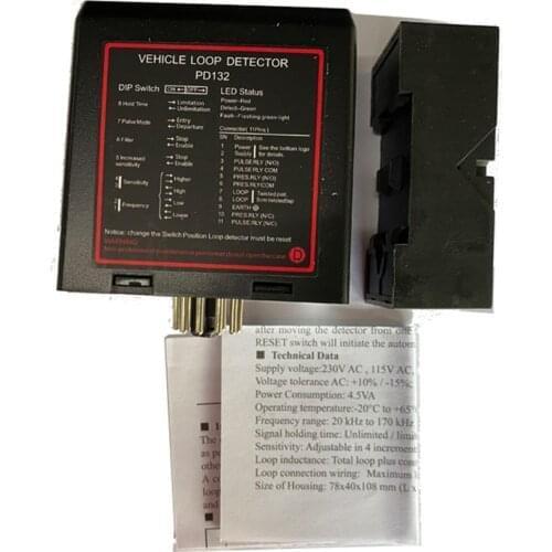 Inductive loop traffic detectors for Intelligent Automatic Gate /Door Access parking access control management system