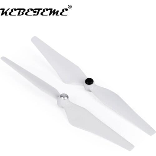 KEBETEME 2pcs 9450 Highly Efficient Self-locking Enhanced Propeller Prop CW/CCW for DJI Phantom 1/2 vision White