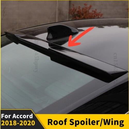 Roof Rear Spoiler Wing Facelift Boot Lip Tail Racing Sport Splitter Diffuser Accessories Trim for Honda Accord 2018 2019 2020